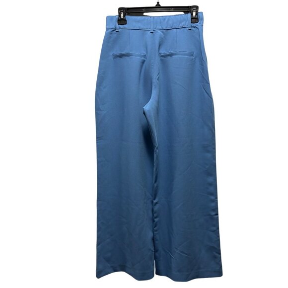 Abercrombie & Fitch Womens Blue Wide-Leg Trousers Size S - Picture 3 of 6